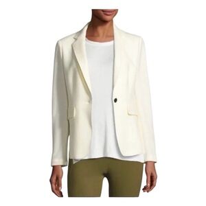 Rag & Bone 100% Wool Women’s  Cream Ivory One Button Blazer